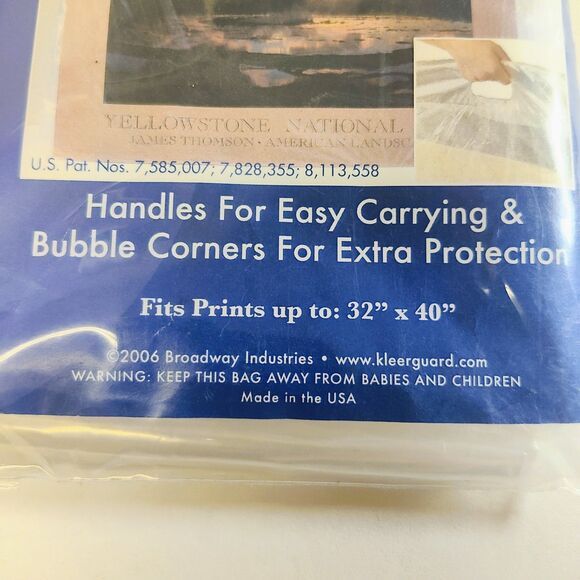 Kleer-Guard Art-Pro HEAVY DUTY JUMBO bag with HANDLES for art, drawings, prints. - Picture 2 of 6